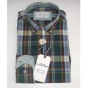 CAMISA TERGAL DE CUADROS HOMBRE CARLOS CORDOBA