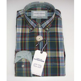 CAMISA TERGAL DE CUADROS HOMBRE CARLOS CORDOBA