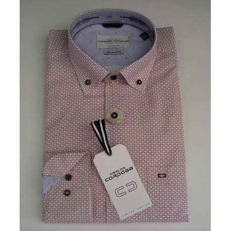 CAMISA CON MICRO ESTAMPADO HOMBRE CARLOS CORDOBA