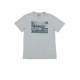 Camiseta de manga corta de color gris para hombre.