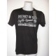 Camiseta de manga corta de color negro para hombre.