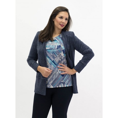CHAQUETA LANOSA LARGA MUJER BOGUAR +COLORES