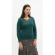 CAMISETA LANOSA VERDE MUJER BOGUAR