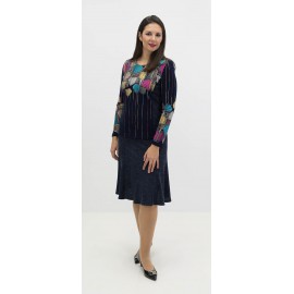 CAMISETA AZUL MARINO FANTASIA MUJER BOGUAR