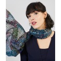 FOULARD CON ESTAMPADO MULTICOLOR MUJER SURKANA