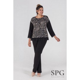 BLUSON VOLANTE MUJER TALLAS GRANDES SPG-JENUAN