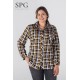 Camisa cuadros mujer tallas grandes de Spg-jenuan
