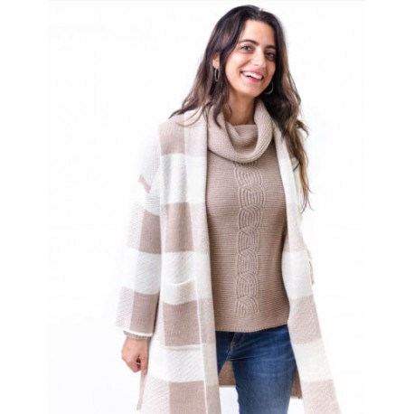 JERSEY DE PUNTO GRUESO MUJER +COLORES