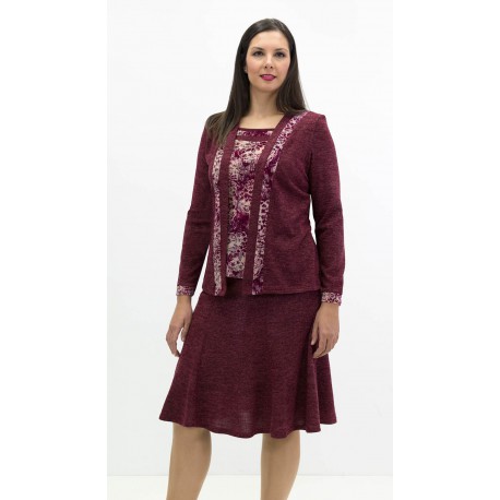 JERSEY LANOSO ESTAMPADO 2 EN 1 LUNARES BOGUAR MUJER