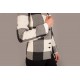 CHAQUETA CUADROS MUJER CHEMA BLANCO
