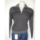 Jersey de hombre G54 gris con cuello perking
