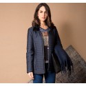 PARKA ACOLCHADA AZUL MARINO TALLAS GRANDES MUJER NURIA VILARDAGA