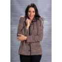 Chaqueta tweed de mujer Zero con bolsillos