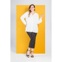 CAMISA BLANCA MUJER SPG-JENUAN TALLAS GRANDES