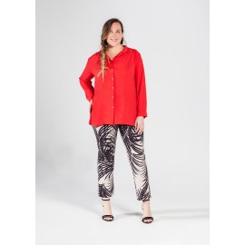CAMISA ROJA MUJER SPG-JENUAN TALLAS GRANDES