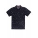 POLO AZUL MARINO CON ESTAMPADO HOMBRE LOSAN