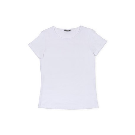 CAMISETA BASICA BLANCA MUJER