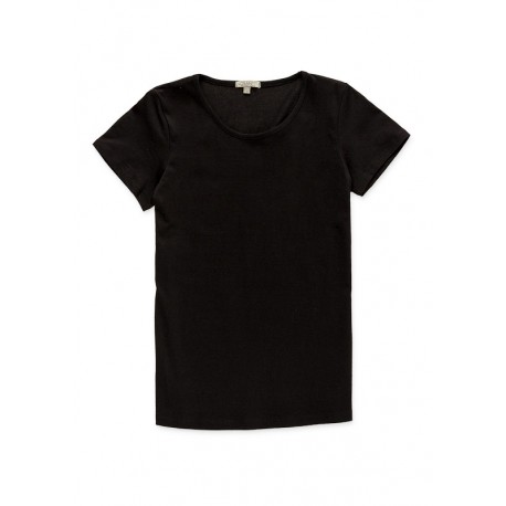 Camiseta básica negra mujer – Bausi