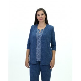 CHAQUETA LARGA TIPO VAQUERA MUJER +COLORES