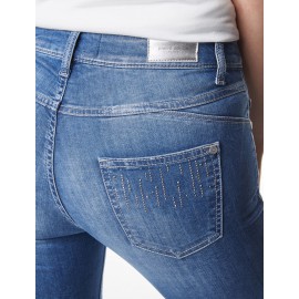 Vaquero azul de mujer Pierre Cardin con strass