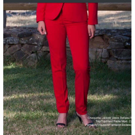 PANTALON RECTO DE MUJER. VARIOS COLORES