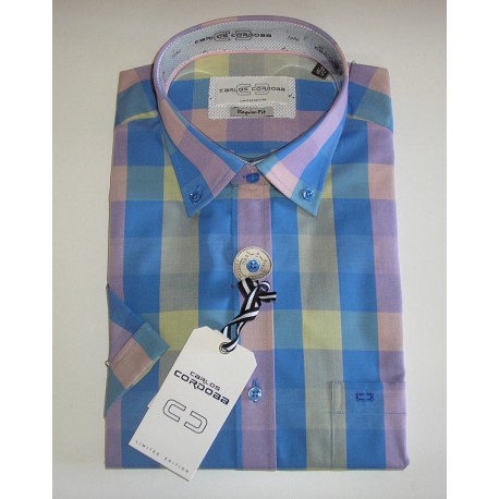 CAMISA CUADROS CARLOS CORDOBA HOMBRE