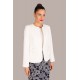 FALDA CON BORDADO DE FLORES CHEMA BLANCO MUJER
