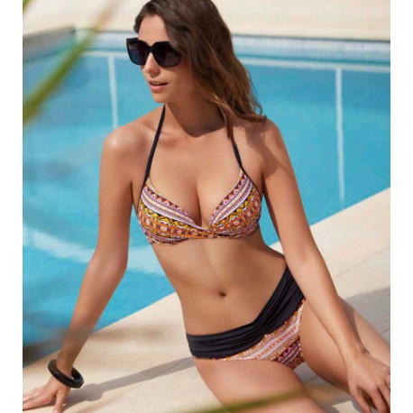 BIKINI ESTAMPADO CRUZADO MUJER DOCOR