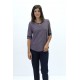 BLUSA CON ESTAMPADO ROMBOS MUJER BOGUAR
