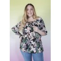 BLUSON ESTAMPADO MUJER SPG-JENUAN TALLAS GRANDES