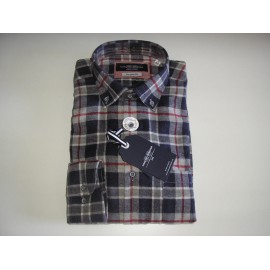 CAMISA DE HOMBRE EN FRANELA DE CUADROS