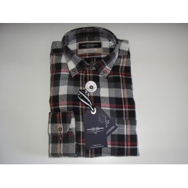 CAMISA DE HOMBRE EN FRANELA DE CUADROS