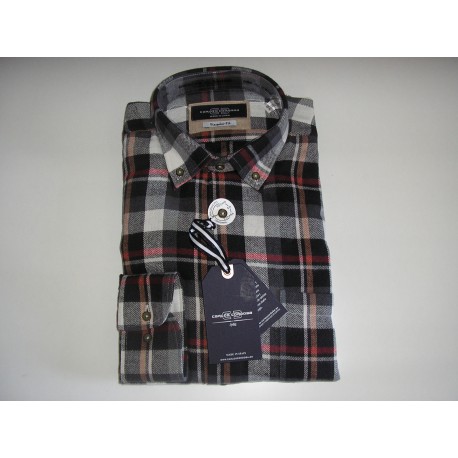 CAMISA DE HOMBRE EN FRANELA DE CUADROS