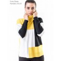 JERSEY CUADROS CUELLO CISNE MUJER ELVET +colores
