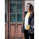 JERSEY CUADROS CUELLO CISNE MUJER ELVET