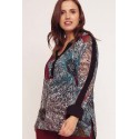 BLUSA TAPETA SERPIENTE SPG TALLAS GRANDES MUJER