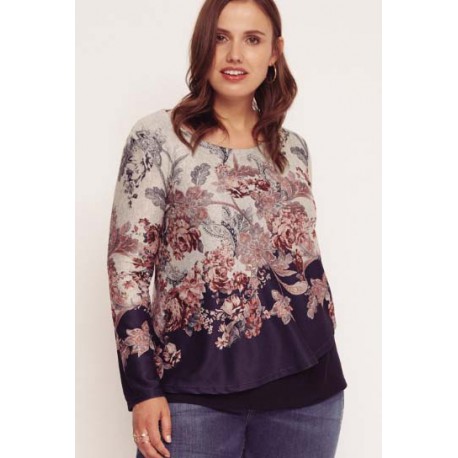JERSEY CAPA ESTAMPADO SPG TALLAS GRANDES MUJER