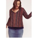 JERSEY LUREX ESTAMPADO SPG TALLAS GRANDES MUJER
