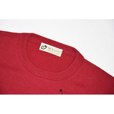 JERSEY BASICO REDONDO ROJO AÑEJO.