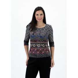 CAMISETA ESTAMPADA MUJER BOGUAR