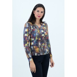 CAMISETA ESTAMPADA MUJER BOGUAR