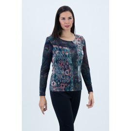 CAMISETA ESTAMPADA MUJER BOGUAR