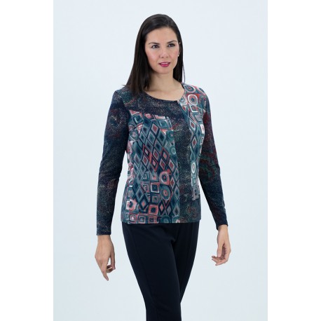 CAMISETA ESTAMPADA MUJER BOGUAR