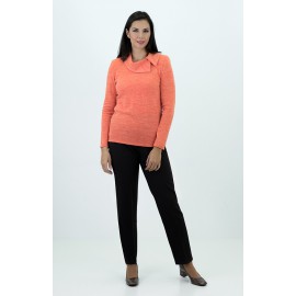 PANTALON CREPE DOBLE MUJER +COLORES