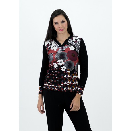 CAMISETA ESTAMPADA MUJER BOGUAR
