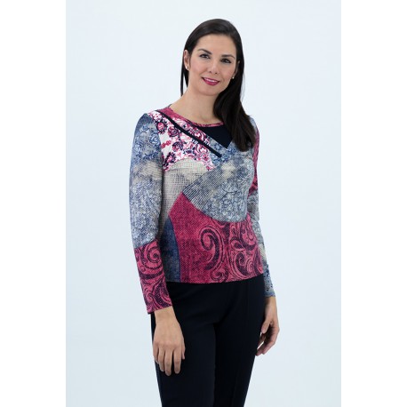 CAMISETA ESTAMPADA MUJER BOGUAR