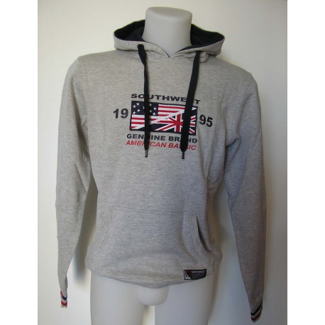 SUDADERA GRIS HOMBRE SOUTHWEST