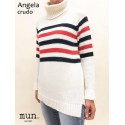 JERSEY CRUDO CUELLO ALTO RAYAS MUJER MUN CONCEPT