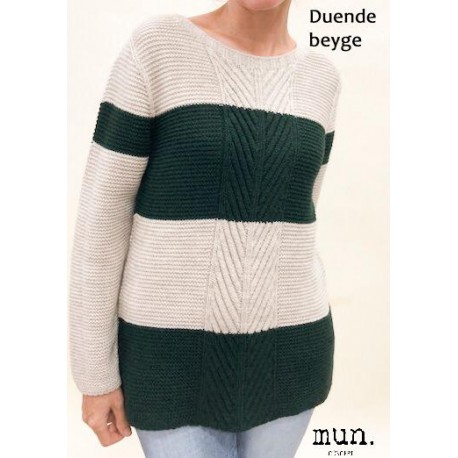 JERSEY BEIGE RAYAS MUJER MUN CONCEPT