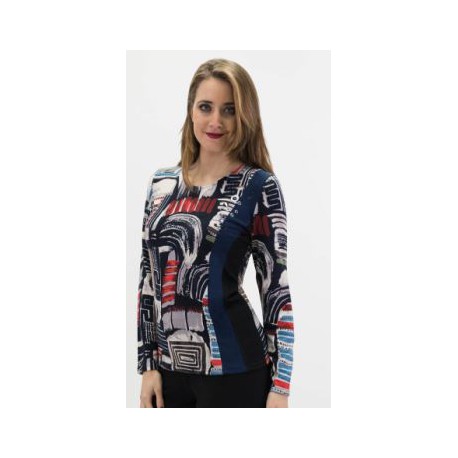 CAMISETA ESTAMPADA MUJER BOGUAR
